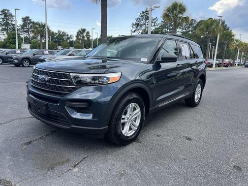 Stone Blue Metallic 2023 Ford Explorer XLT