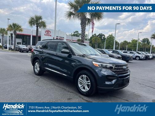 Stone Blue Metallic 2023 Ford Explorer XLT