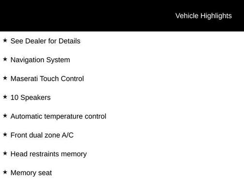 2014 Maserati Quattroporte S Q4