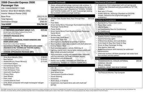 2008 Chevrolet Express 3500 Base