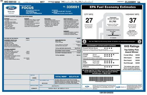 2012 Ford Focus SE