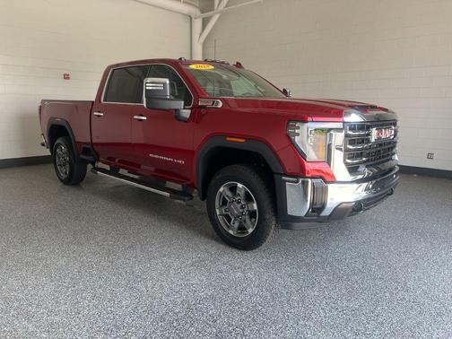 Volcanic Red Tintcoat 2025 GMC Sierra 2500 SLT