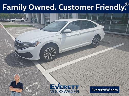 Pure White 2024 Volkswagen Jetta 1.5T S