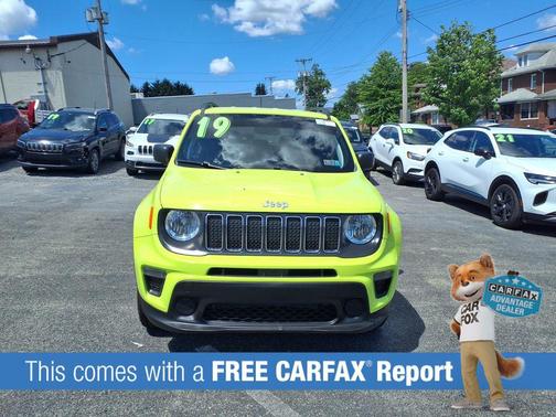 Hypergreen Clearcoat 2019 Jeep Renegade Sport