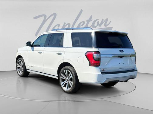 Star White Metallic Tri-Coat 2020 Ford Expedition Platinum
