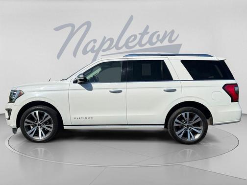 Star White Metallic Tri-Coat 2020 Ford Expedition Platinum
