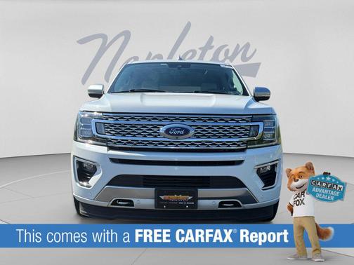 Star White Metallic Tri-Coat 2020 Ford Expedition Platinum