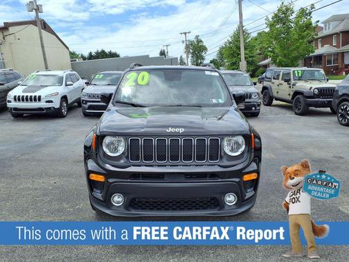 Black Clearcoat 2020 Jeep Renegade Latitude