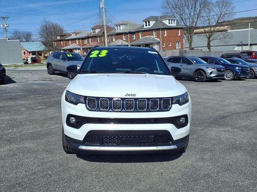 Bright White Clearcoat 2023 Jeep Compass Limited