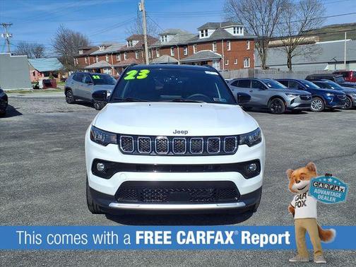 Bright White Clearcoat 2023 Jeep Compass Limited