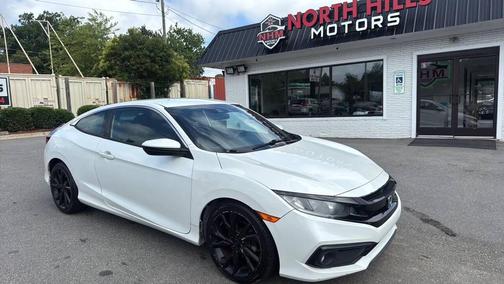 Platinum White Pearl 2020 Honda Civic Sport