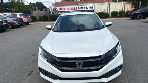 Platinum White Pearl 2020 Honda Civic Sport
