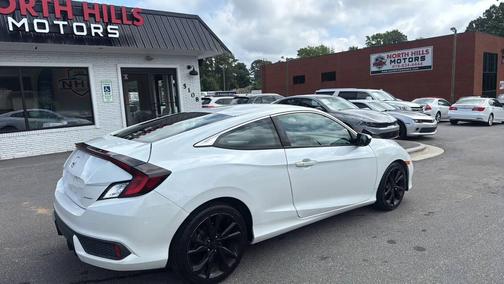 Platinum White Pearl 2020 Honda Civic Sport