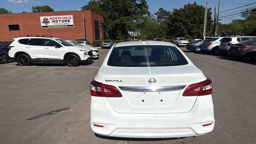 White 2019 Nissan Sentra SV