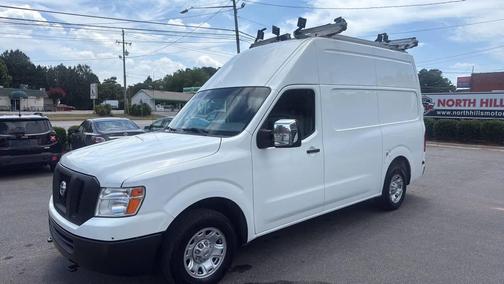 White 2020 Nissan NV Cargo NV2500 HD SV Van 3D