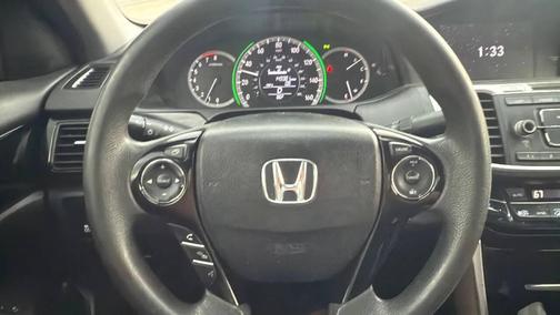 Black 2017 Honda Accord LX
