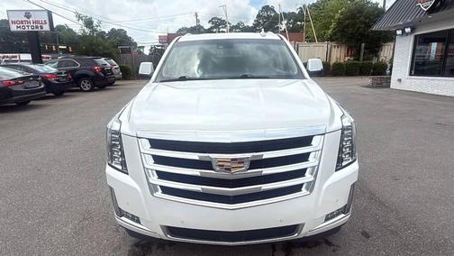Crystal White Tricoat 2018 Cadillac Escalade ESV Premium Luxury