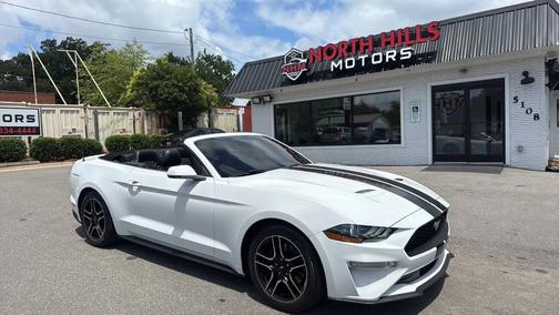 Oxford White 2019 Ford Mustang EcoBoost Premium