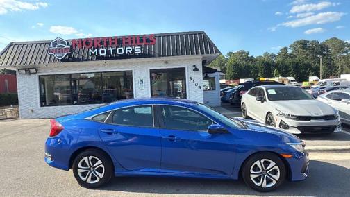 Blue 2018 Honda Civic LX