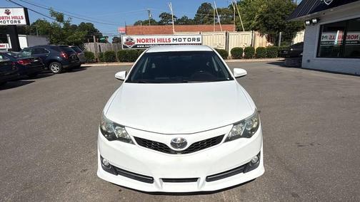 Super White 2013 Toyota Camry LE