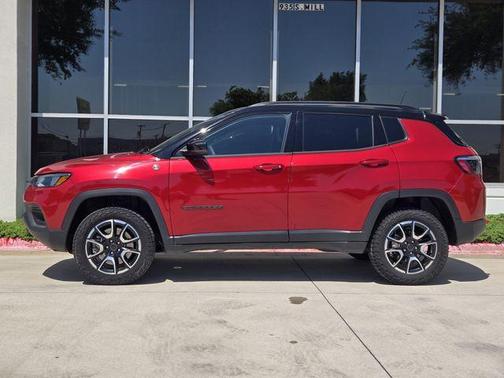 Red 2025 Jeep Compass Trailhawk
