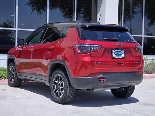 Red 2025 Jeep Compass Trailhawk