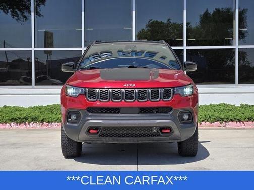 Red 2025 Jeep Compass Trailhawk