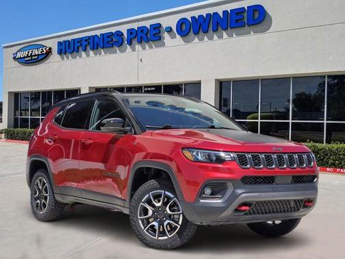 Red 2025 Jeep Compass Trailhawk