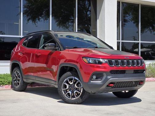 Red 2025 Jeep Compass Trailhawk