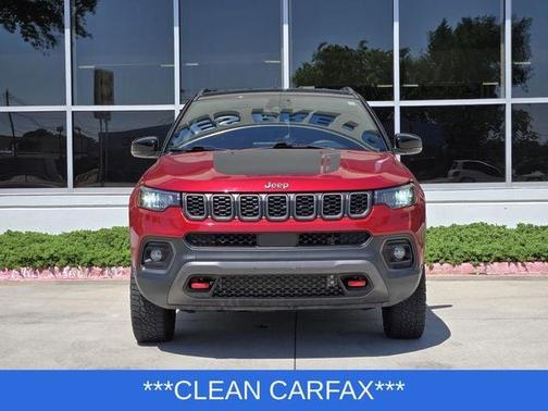Red 2025 Jeep Compass Trailhawk