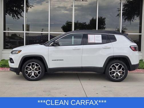 Bright White Clearcoat 2025 Jeep Compass Limited