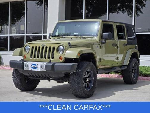 Commando Green 2013 Jeep Wrangler Unlimited Sahara