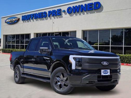 Black Metallic 2024 Ford F-150 Lightning Flash
