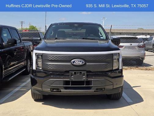 Black Metallic 2024 Ford F-150 Lightning Flash