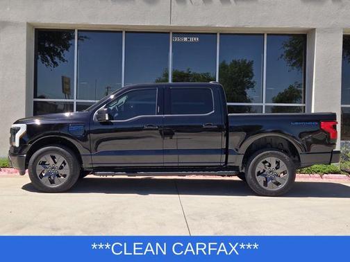 Black Metallic 2024 Ford F-150 Lightning Flash