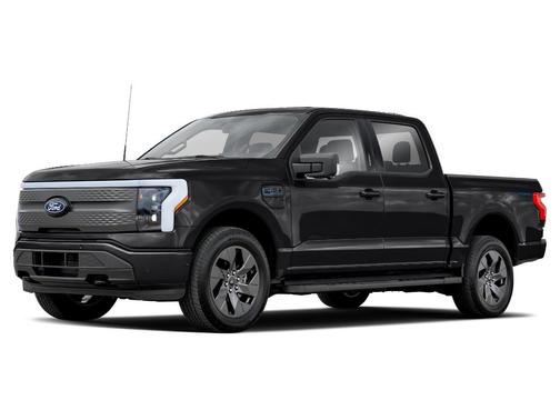 Black Metallic 2024 Ford F-150 Lightning Flash