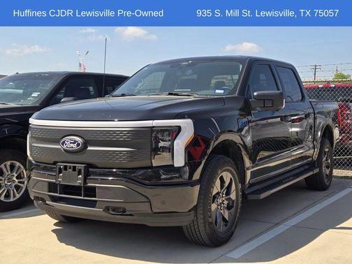 Black Metallic 2024 Ford F-150 Lightning Flash