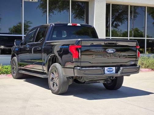 Black Metallic 2024 Ford F-150 Lightning Flash