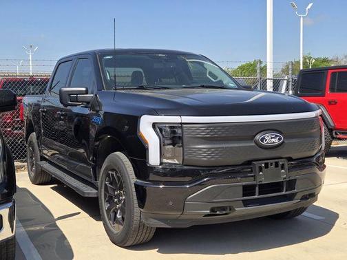 Black Metallic 2024 Ford F-150 Lightning Flash