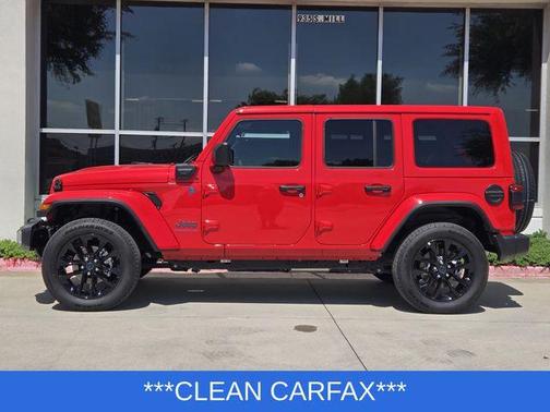Firecracker Red Clearcoat 2025 Jeep Wrangler 4xe Sahara