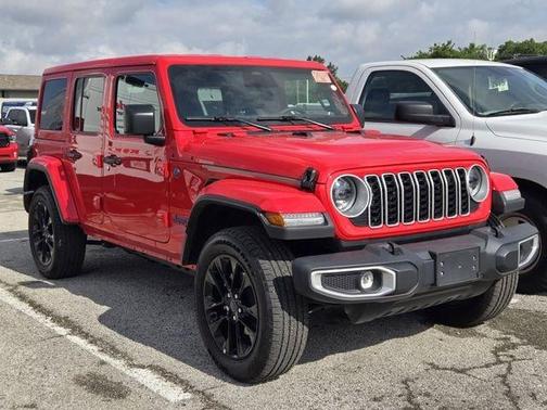 Firecracker Red Clearcoat 2025 Jeep Wrangler 4xe Sahara
