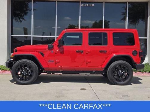 Firecracker Red Clearcoat 2025 Jeep Wrangler 4xe Sahara