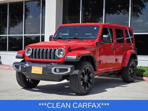 Firecracker Red Clearcoat 2025 Jeep Wrangler 4xe Sahara
