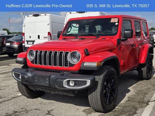 Firecracker Red Clearcoat 2025 Jeep Wrangler 4xe Sahara