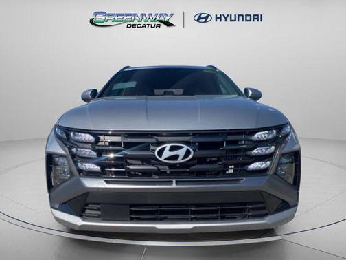 Shimmering Silver 2025 Hyundai TUCSON Hybrid Blue