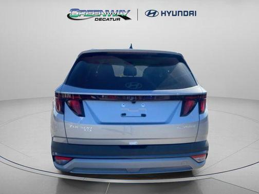 Shimmering Silver 2025 Hyundai TUCSON Hybrid Blue