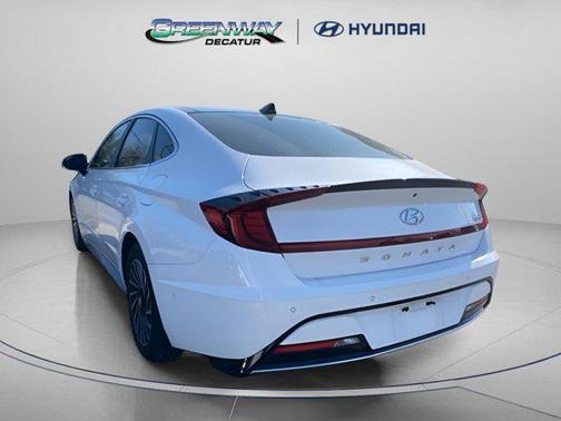 Serenity White 2023 Hyundai SONATA Hybrid Limited