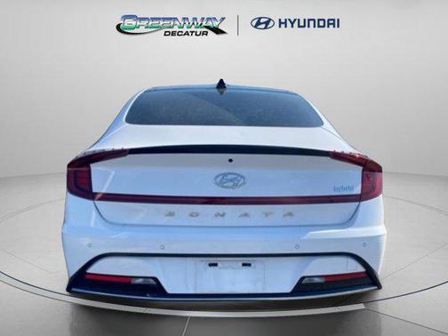 Serenity White 2023 Hyundai SONATA Hybrid Limited