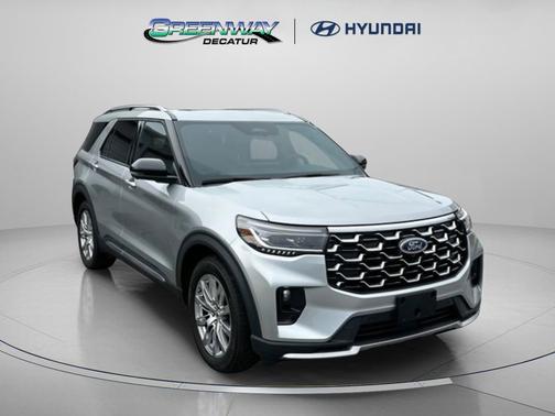 ICONIC SILVER METALLIC 2025 Ford Explorer Platinum