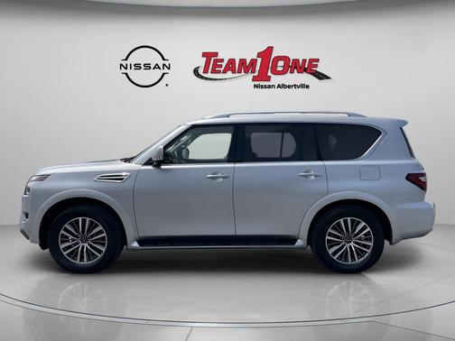 Brilliant Silver Metallic 2024 Nissan Armada SL 2WD